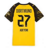 Stroje piłkarskie Borussia Dortmund Karim Adeyemi #27 Koszulka Podstawowej dla damskie 2025-26 Krótki Rękaw